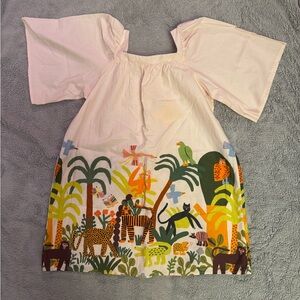 Hering Kids Kids x Fabula Kids Jungle Print Casual Dress, size 10Y, NWT